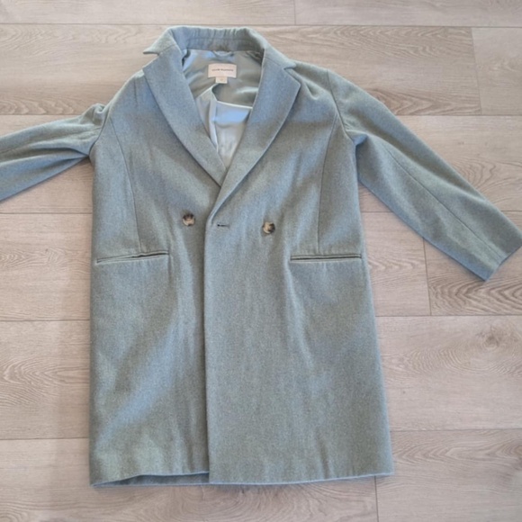 Double Breasted Wool Coat - Picture 2 of 4